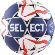 Мяч гандбольный SELECT Ultimate Replica EHF 843516-203 размер 1 EHF Appr син-бело-красн.